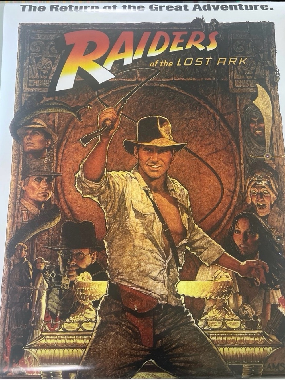 Indiana Jones Poster Aprox Size 24x36 Inches Only One In Stock